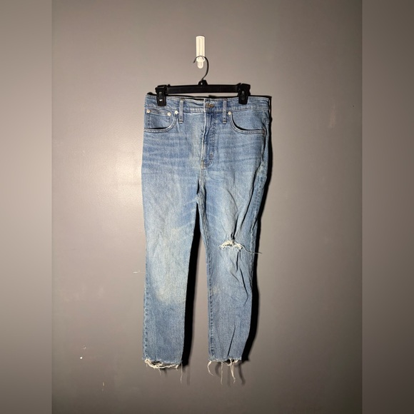 Madewell The Perfect Vintage Crop Jean in Rosabelle Wash Womens Size 30 - Picture 2 of 6